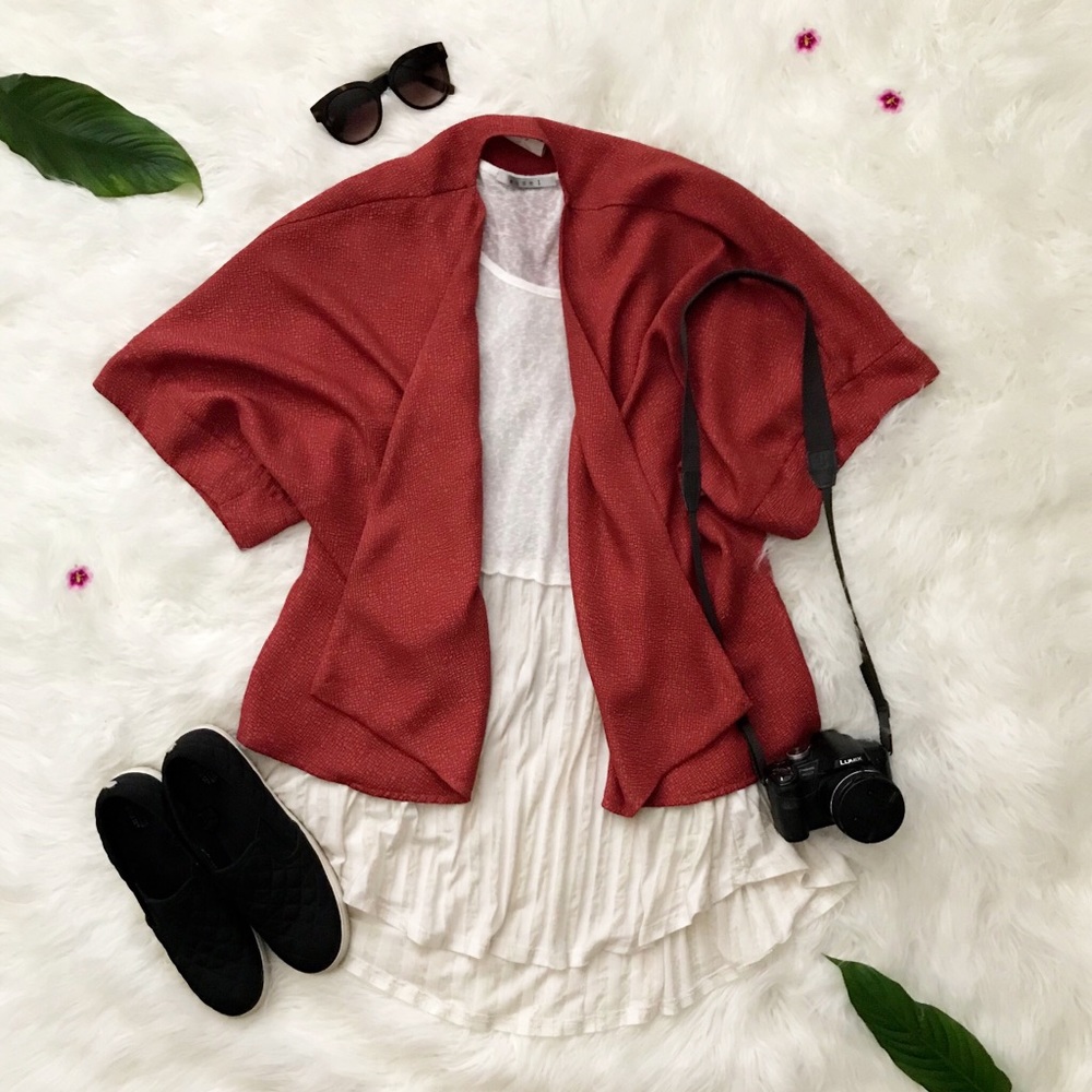 Pins & Needles Textured Kimono Top